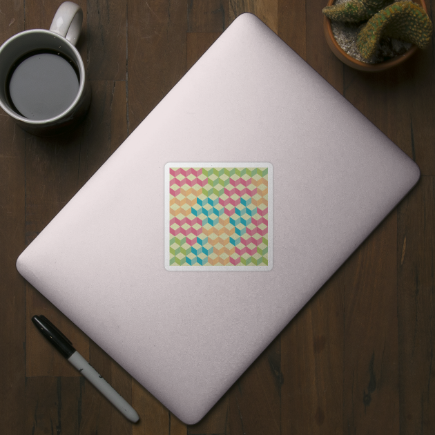 Sugar Cubes Geometric Pattern by Tobe_Fonseca